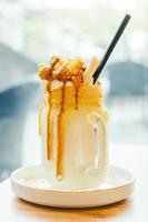 Caramel milk shake photo