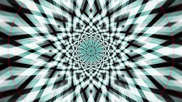 Light Green Psychedelic Kaleidoscope Pattern VJ Loop video