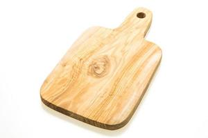 Brown wooden cutting board photo