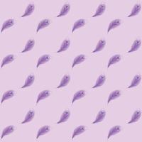 Feather Pattern Design with Heart vector