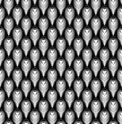 Peacock Feather Pattern Design