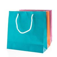 Colorful shopping bag photo