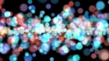 Glowing Pastel Color Blurred Bokeh Light Loop video