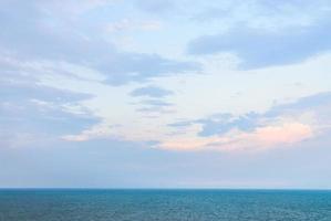 Clouds at sunset photo