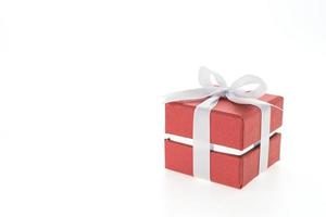 Red gift box photo