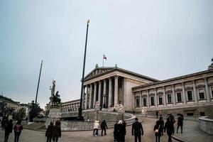 Viena, Austria 2015- hito del Volksgarten durante el día foto