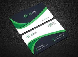 Creative And Corporate Business Card Design Template With Vector Format