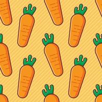 carrot seamless pattern illustration