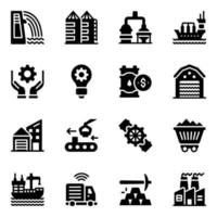 Industries and Mills vector