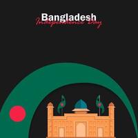 Vector of Independence Day with Bangladesh Flags.