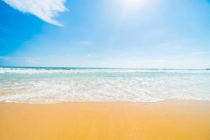 Beach and sea photo