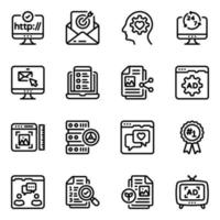 Online Media and Web Content vector