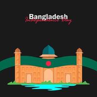 Vector of Independence Day with Bangladesh Flags.