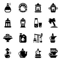 Qatar Culture Elements vector