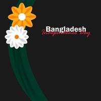 Vector of Independence Day with Bangladesh Flags.