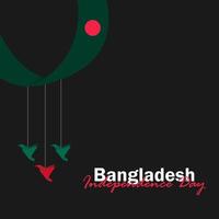 celebración del día de la independencia de bangladesh el 26 de marzo ilustración vectorial vector