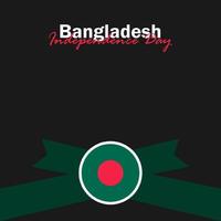 celebración del día de la independencia de bangladesh el 26 de marzo ilustración vectorial vector