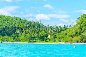 Beautiful tropical island  and sea in Thailand photo