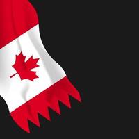 feliz día de canadá, día de la independencia de canadá. ilustración vectorial vector