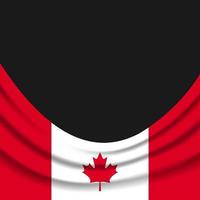 feliz día de canadá, día de la independencia de canadá. ilustración vectorial vector