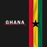 vector del día de la independencia de ghana