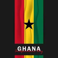 Vector of Independence Day Ghana