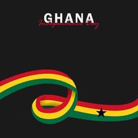 Vector of Independence Day Ghana design template