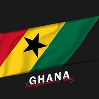 Vector of Independence Day Ghana Design Template