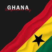 Vector of Independence Day Ghana Design Template