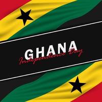 Vector of Independence Day Ghana Design Template