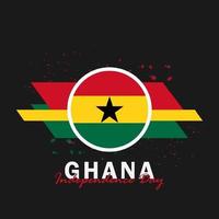 Vector of Independence Day Ghana design template