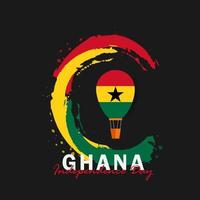 Vector of Independence Day Ghana design template