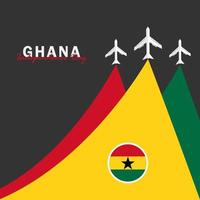 Vector of Independence Day Ghana design template