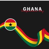 Vector of Independence Day Ghana design template