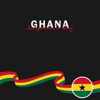 Vector of Independence Day Ghana design template