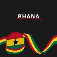 Vector of Independence Day Ghana design template