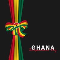 Vector of Independence Day Ghana design template