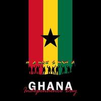 Vector of Independence Day Ghana design template