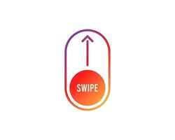 Swipe up buttons set. Application and social network icons, swipe up for advertising. Social media scroll arrows. vector