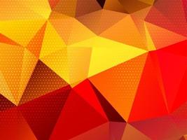 Fondo de cristal geométrico triangular colorido abstracto vector
