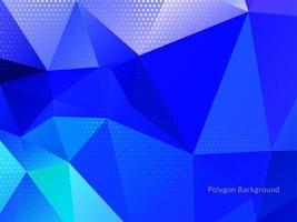 Abstract colorful triangular geometric crystal background vector