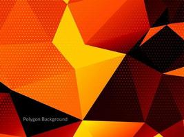 geometric triangle polygon background vector