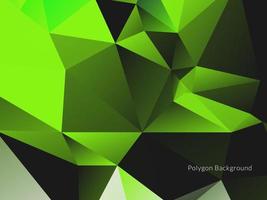 Modern geometric triangle polygon background vector