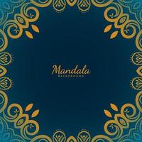 Beautiful mandala design modern  decorative luxury background vector