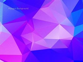 Modern colorful geometric polygon background vector