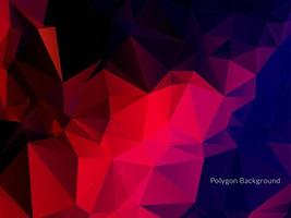 Modern geometric triangle polygon background vector