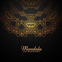 Beautiful mandala design decorative luxury background vector
