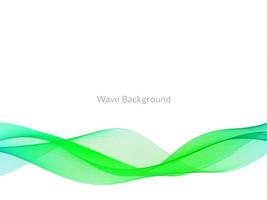 colorful wave style smooth modern background vector