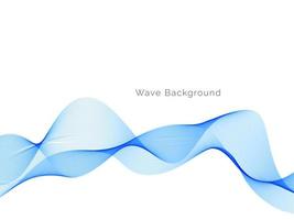 Modern Blue wave style abstract background vector