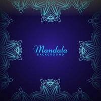 Decorative background with stylish mandala design ornament pattern vector